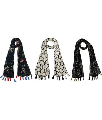 stolevilla Multi Printed Poly Cotton Yarn Stoles