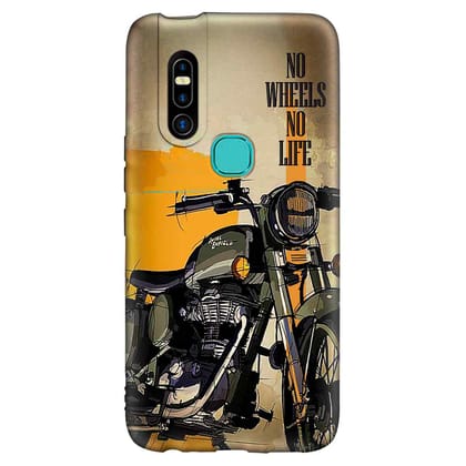 No Wheels No Life S5 PRO Premium Embossed Mobile cover