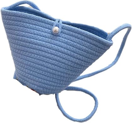 Handwoven Bucket Bag, Beach Bag