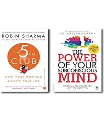 (  (2 Books Combo ) The Power of your Subconscious Mind + The 5 AM Club