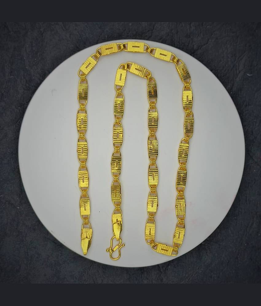 Charms Gold Plated Chain ( Set of 1 )