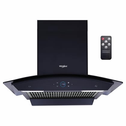 Whirlpool Smart Heat Sensor 60cm Kitchen Chimney with Filterless Autoclean Technology | BLDC Motor | With Remote Control (SMARTSENSE ZEN CGFL 604 HAC BLDC BK HOOD) Whirlpool Smart Heat Sensor 60cm Kitchen Chimney with Filterless Autoclean Technology | BL