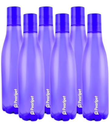 PearlPet - Grey Water Bottle ( Pack of 6 )