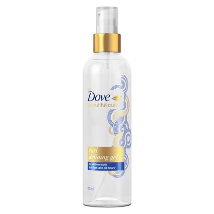 Dove Beautiful Curls Defining Gel 100 ml|| Up to 48 Hour Curl Shape Definition Dove Beautiful Curls Defining Gel 100 ml|| Up to 48 Hour Curl Shape Definition - clear / 110 ml (Pack of 1)