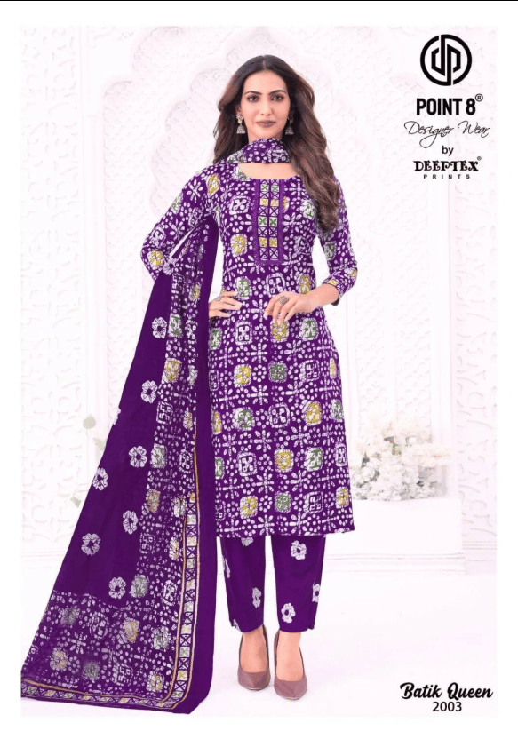 Batik Queen Vol 2 Deeptex Prints Readymade Cotton Pant Suits