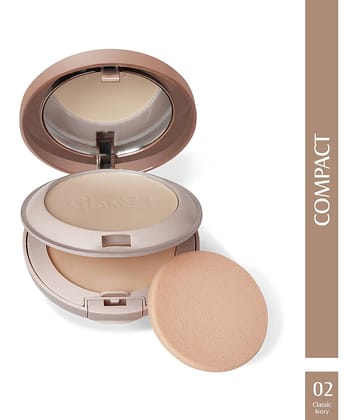 Glam21 2in1 Powder Perfect Complexion Compact with Oil Control formula Matte Finish 24g Shade-01