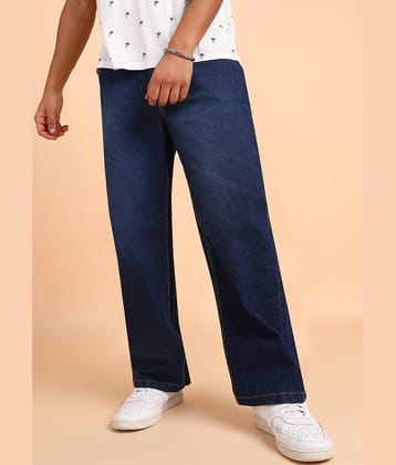 Montrez Straight Basic Men's Jeans - Dark Blue ( Pack of 1 )