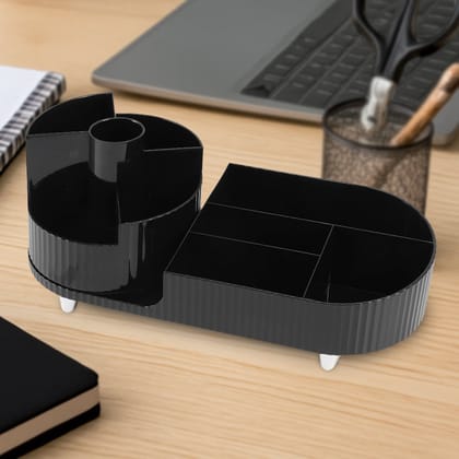 Multi Compartment Cosmetic make up organizer dressing table (1 Pc / Mix Color)