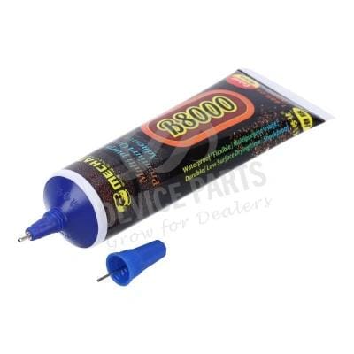 B8000 Black Adhesive 50ml | Strong Multi-Purpose Glue for Phone, Craft, DIY & Repair  Waterproof & Flexible