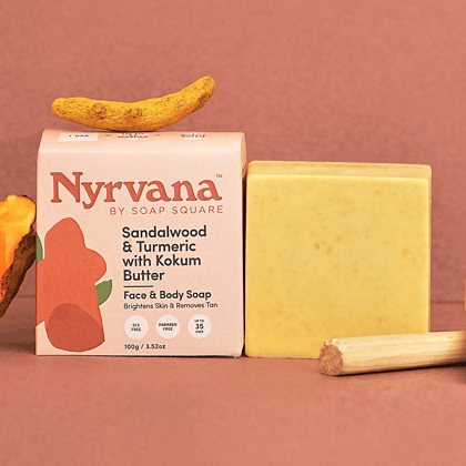 Sandalwood & Turmeric with Kokum Butter Soap-100g
