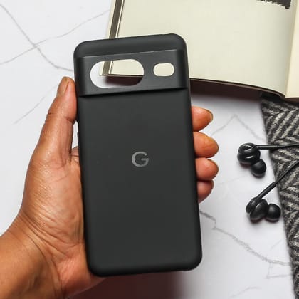 Black Camera Original Silicone case for Google Pixel 8