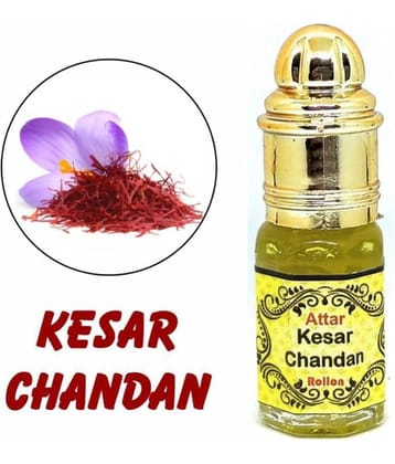 INDRA SUGANDH BHANDAR - Kesar Chandan Attar For Men & Women 3ml Pack Of 1