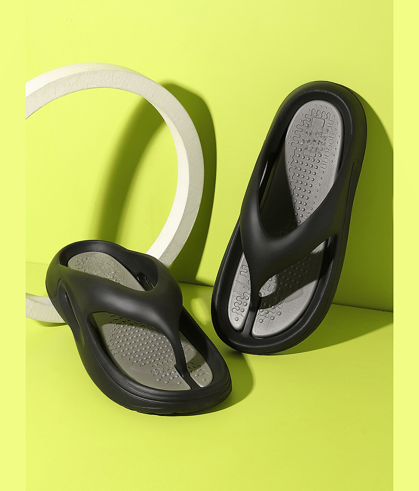 Secritas - Black Men's Floater Sandals