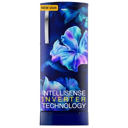 Whirlpool 207 L 3 Star Icemagic Pro Inverter Direct-Cool Single Door Refrigerator (230 IMPRO ROY 3S SAPPHIRE SILK-Y, Blue, 2026 Model) Whirlpool 207 L 3 Star Icemagic Pro Inverter Direct-Cool Single Door Refrigerator (230 IMPRO ROY 3S SAPPHIRE SILK-Y, Bl