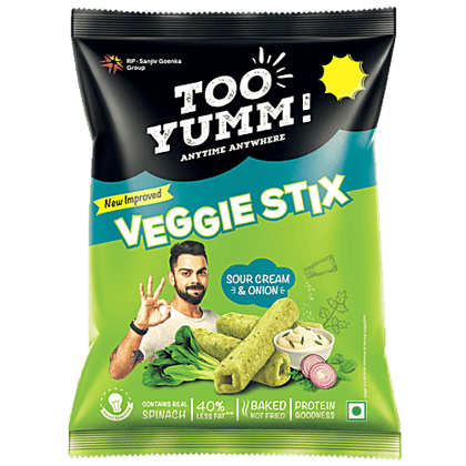 Too Yumm! Veggie Stix - Sour Cream & Onion, 25 g