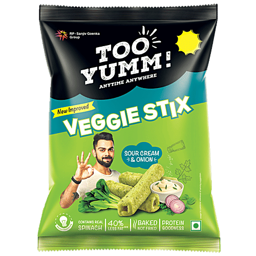 Too Yumm! Veggie Stix - Sour Cream & Onion, 25 g
