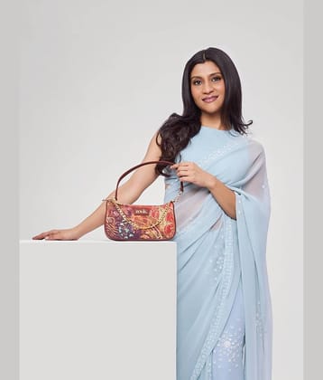 Zouk Handheld Jute Set of 1 ( Multicolor )