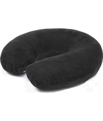 JUZZII Black Neck Pillow ( Pack of 1 )