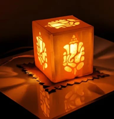 Artistic Ganesha Table Night Lamp