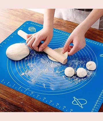 THRIFTKART- Baking Mat Roti mat for Kitchen Chapati matAtta Kneading Mat Non Stick Fondant Dough Rolling mat Cake Pad Cooking