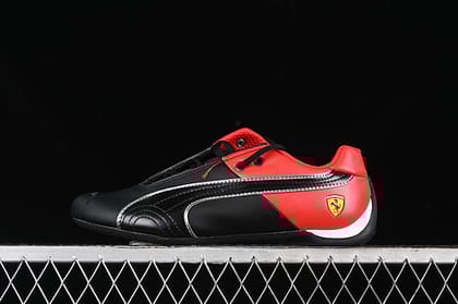 PumaMens Ferrari Future Cat - Black Rosso Corsa-Euro 41
