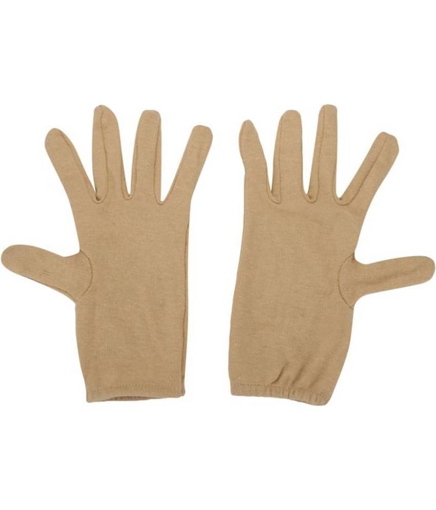 Tahiro Beige Cotton Driving Gloves - Pack of 1