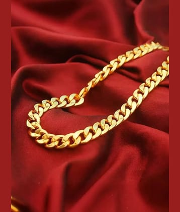 ajrodeal Gold Plated Chain ( Set of 1 )