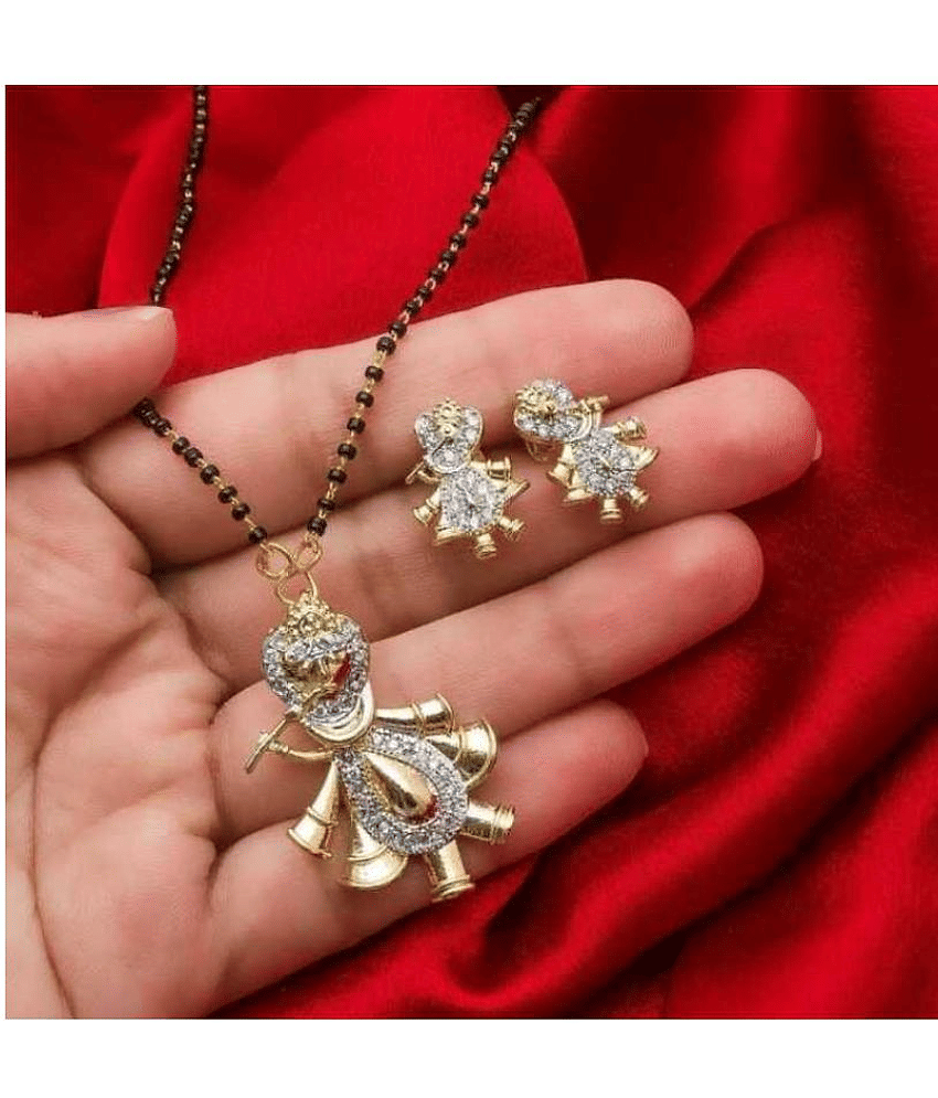 Sunhari Jewels  AD Kanha Mangalsutra set for womens