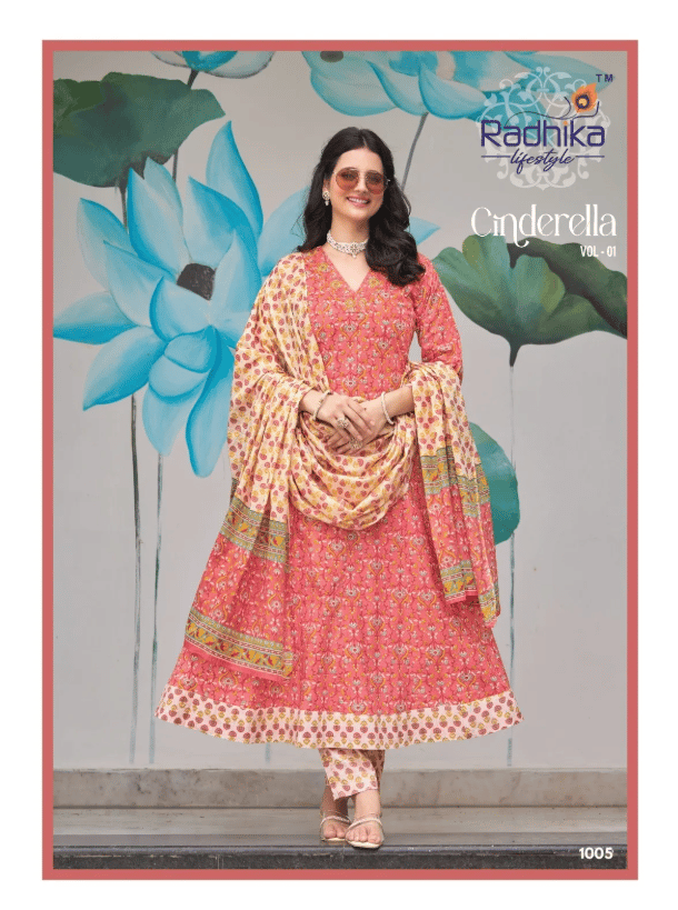 Radhika Lifestyle Heavy Cotton Anarkali Dresses