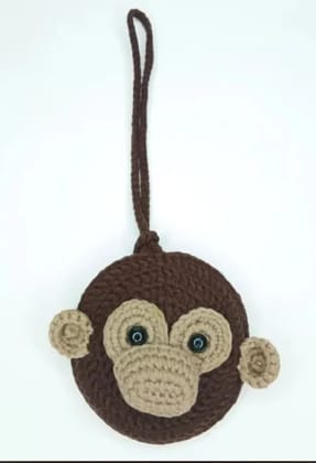 Handmade crochet emoji Pouch, cute emoji coin pouch, air pods pouch, keychain pouch, bag charm, multi A purpose storage  Pouch Pack Of 5