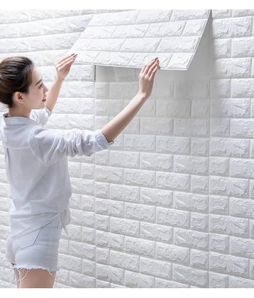 MANDEV Geometric Wallpaper ( 70 X 77 ) cm ( Pack of 1 )