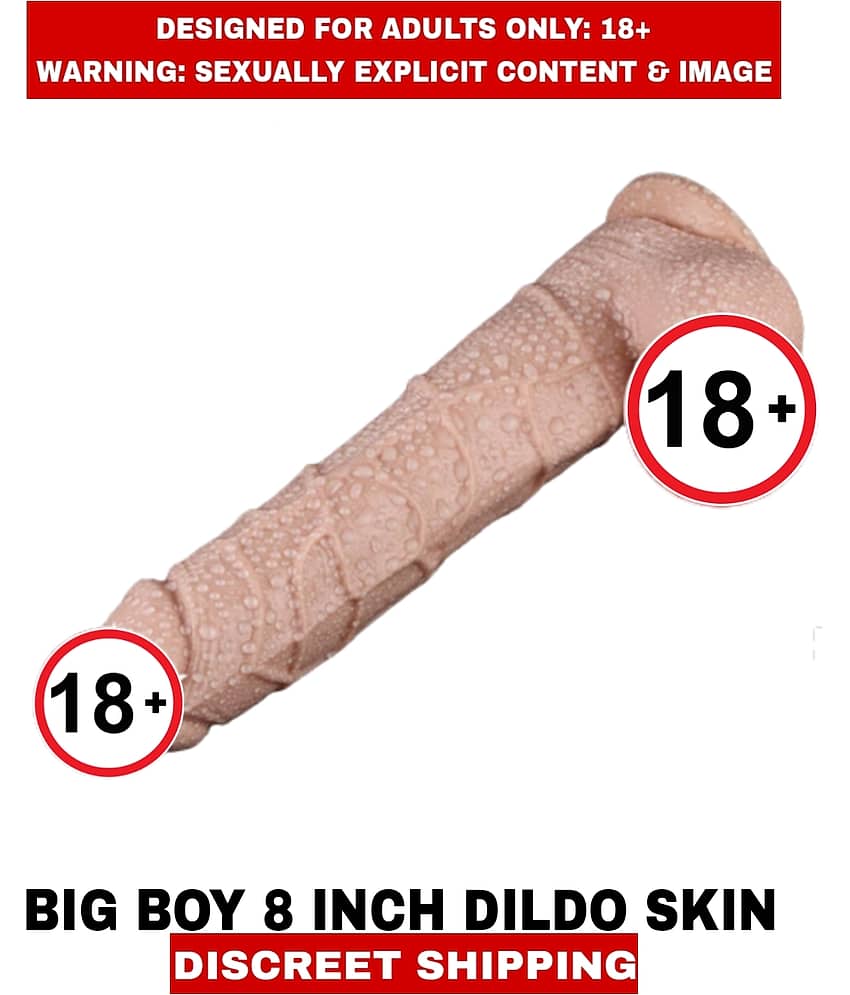 Premium Quality New Sexy toy Real skin Big Boy 8inch Silicon Dildo For Women