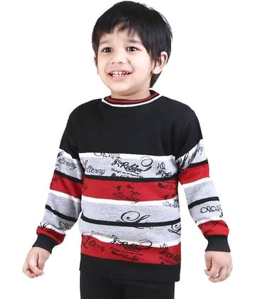 G Two Pack of 1 Boys Woollen Blend Pullover Sweater ( Black )