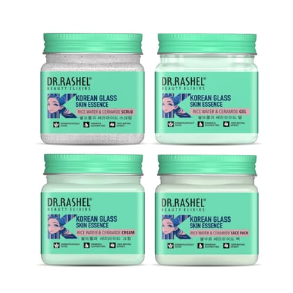 Korean Glass Skin Essence Pack of 4 Mini Jar (180ml)