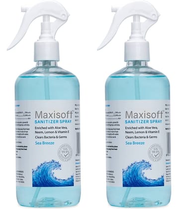 MAXISOFT - Antibacterial Hand Sanitizer 500 mL ( Pack of 2 )