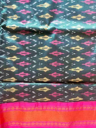 Ikkat Mix Silk linear/eye-shaped motifs