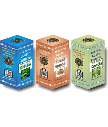 INDRA SUGANDH BHANDAR Khus Non- Alcoholic 25ml Attar ( Pack of 3 )