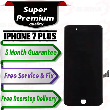 Apple iPhone 7 plus  (display glass combo folder) Mobile Display LCD Screen With Touch. Black
