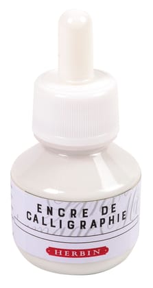 Herbin Calligraphy Ink Bottle - Blanc