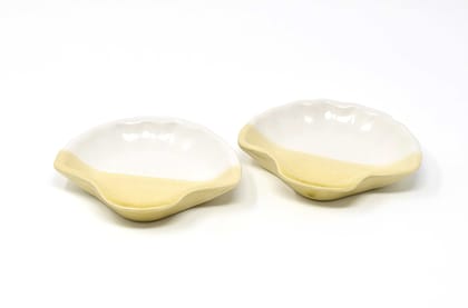 Sea Shell Shape Small Serving Tray-Parrot Green