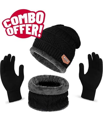 Paryag Pack of 1 Woollen Men's Cap ( Brown )