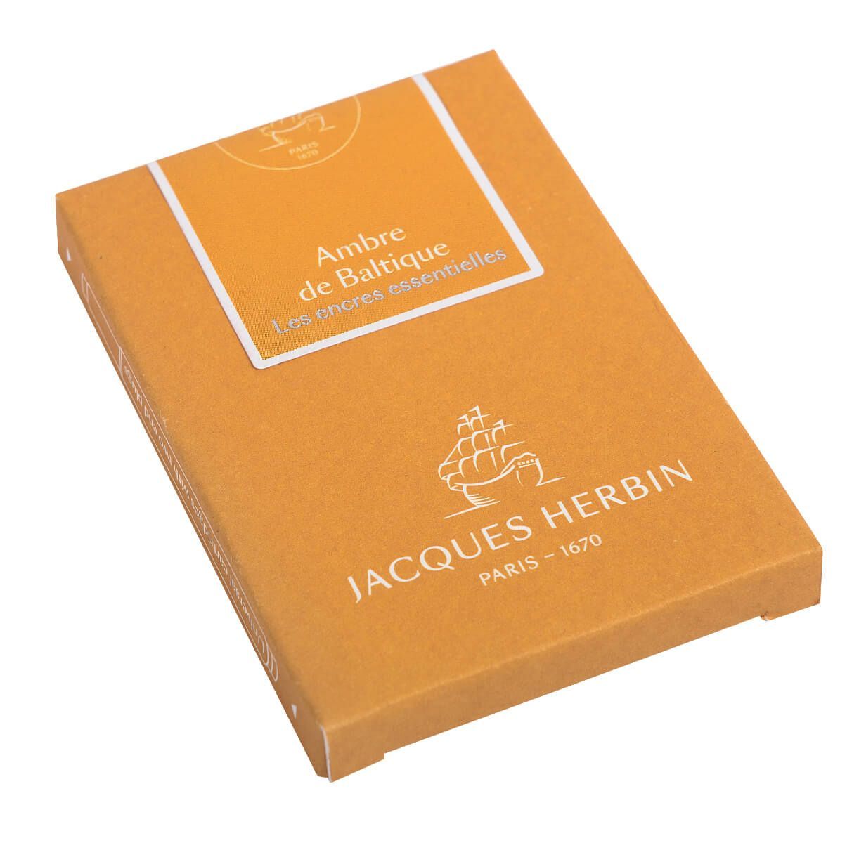 Jacques Herbin Essentielles - Ambre de Baltique-Box of 7 Cartridges