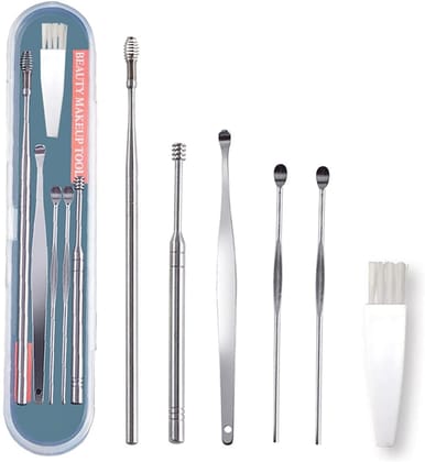 Elecsera Ear Cleaning Tools kit Ear Wax Cleaner Earwax Remover Stick Set Spring (100 g, Set of 6) Elecsera Ear Cleaning Tools kit Ear Wax Cleaner Earwax Remover Stick Set Spring (100 g, Set of 6)
