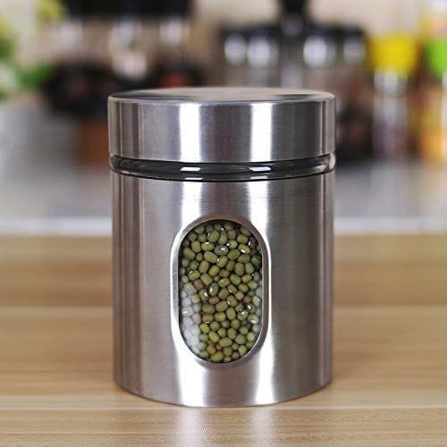 Femora Femora Glass Window Jar for Kitchen Storage Kitchen Storage Jars ...