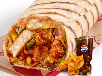 Boss Burrito Non Veg (Free Nachos & Pepsi)
