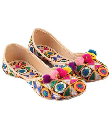 Raj Multi Color Ethnic Footwear