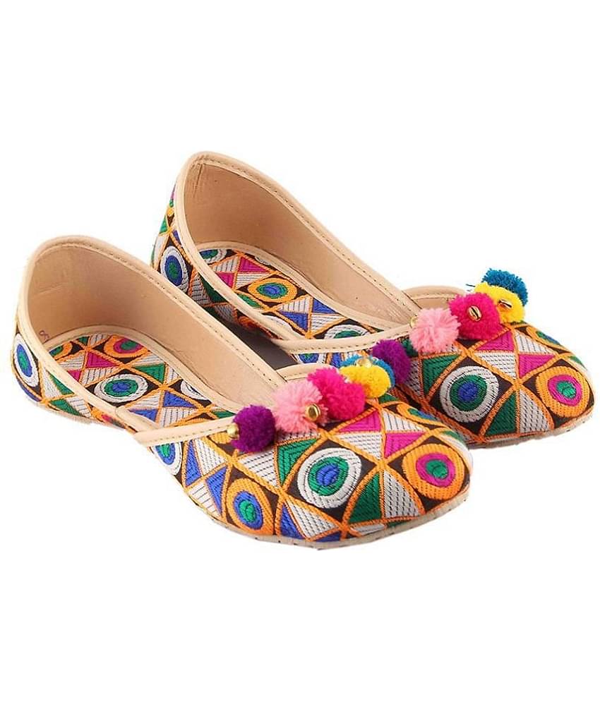 Raj Multi Color Ethnic Footwear
