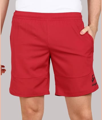 SLAGEN - Red Polyester Men's Running Shorts ( Pack of 1 )