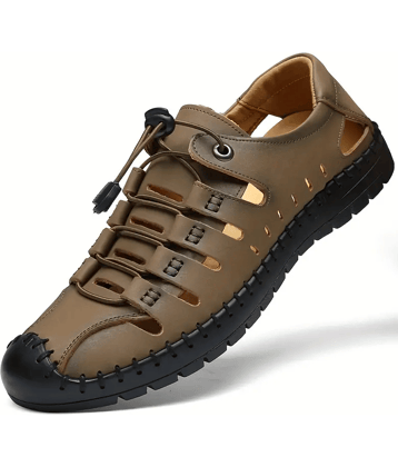 ROBBIE JONES - Brown Men's Sandals