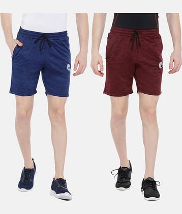 Omtex - Multi Polyester Men's Outdoor & Adventure Shorts ( Pack of 2 )